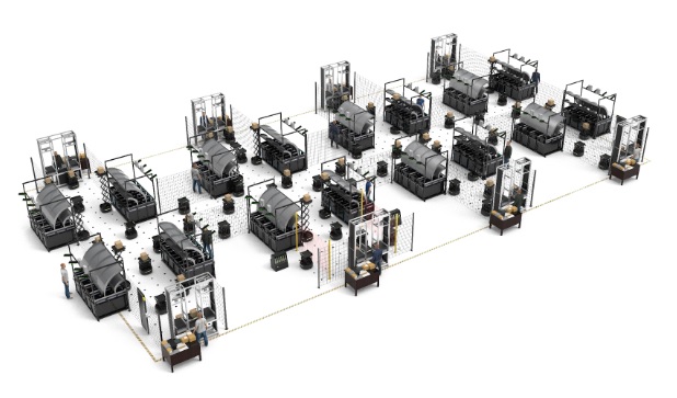 mobile robots parcel sortation system